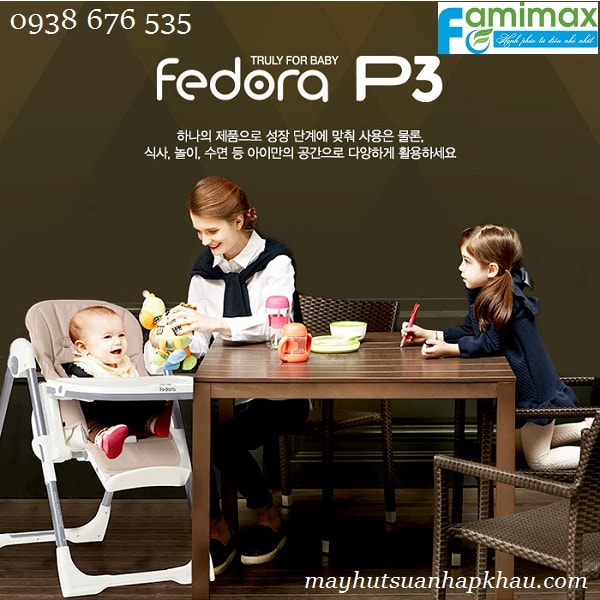 Ghế ăn cho bé Fedora P3