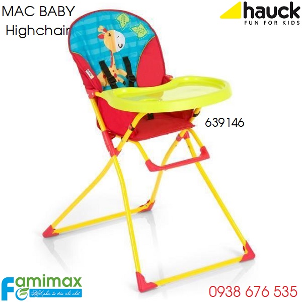 Ghế ăn cho bé Hauck Mac Baby HAU-639146