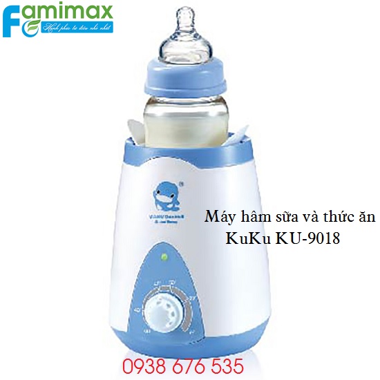 Máy hâm sữa và thức ăn KuKu KU9018 nhập khẩu chính hãng từ Đài Loan