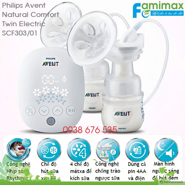 Máy hút sữa Philips Avent SCF303/01
