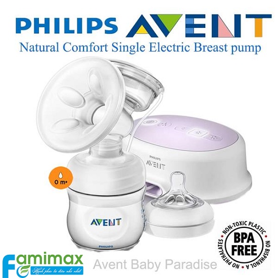 Máy hút sữa Avent Natural Comfort Single SCF332/02