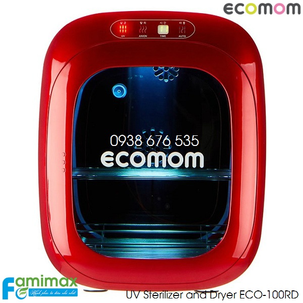 Máy tiệt trùng và sấy khô bằng tia UV Ecomom ECO-100 Red