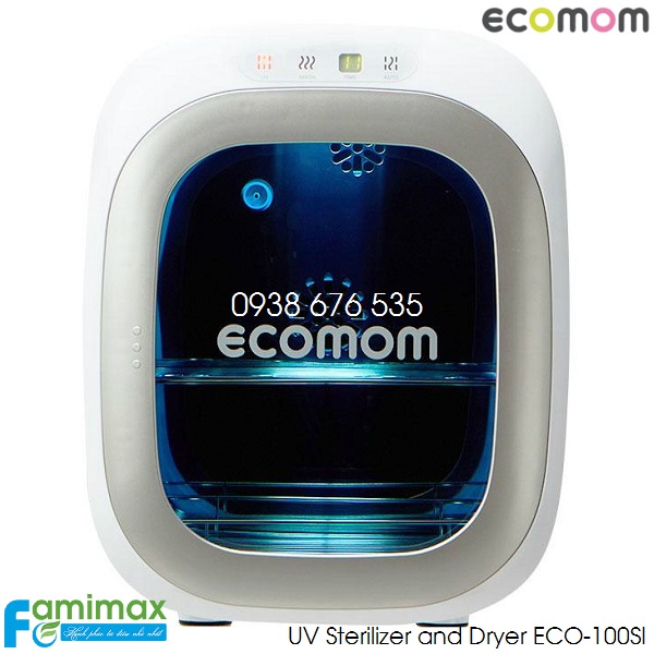 Máy tiệt trùng và sấy khô bằng tia UV Ecomom ECO-100 Silver